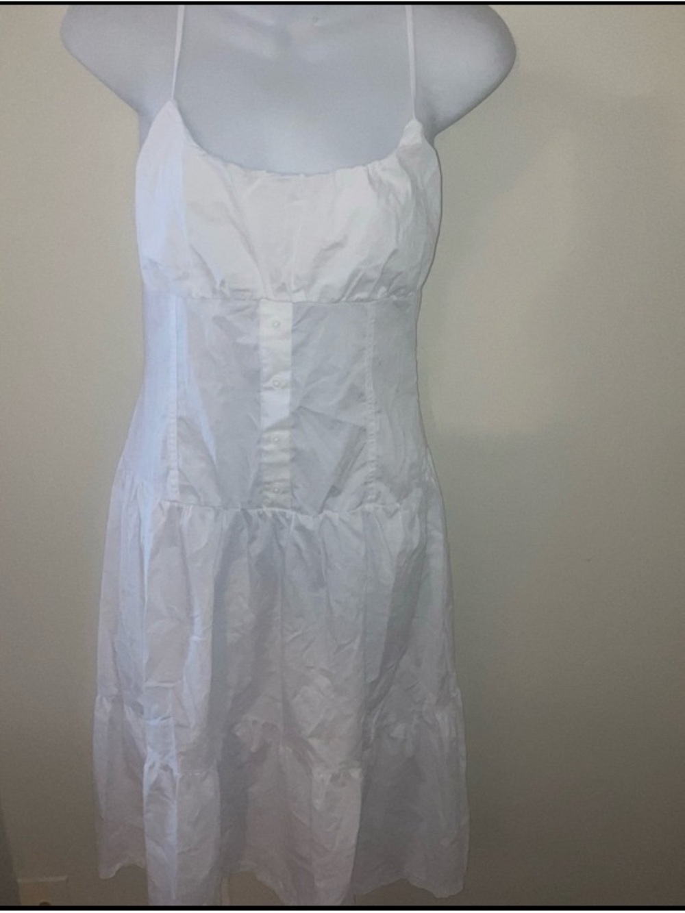 VS PINK & Frankie’s Bikinis White Midi Sundress